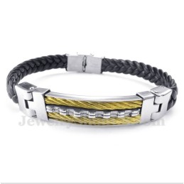 Herrarmband I Titanläder