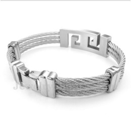 Herrarmband Med Titankabel