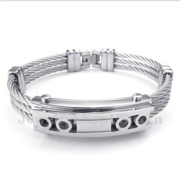 Herrarmband Med Titankabel