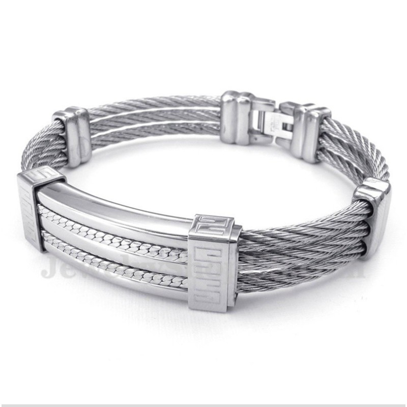 Herrarmband Med Titankabel Herrarmband Med Titankabel
