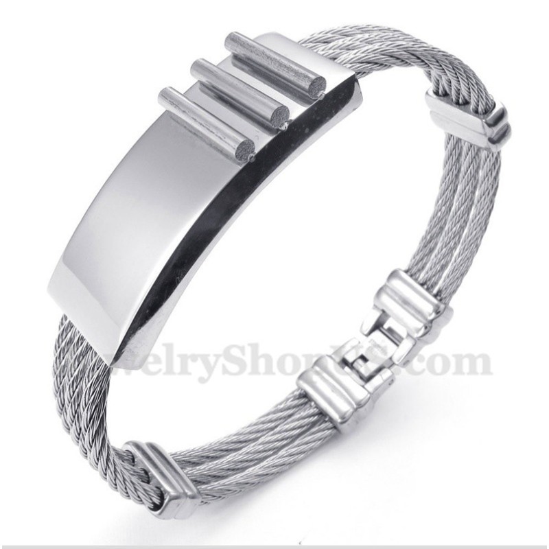 Herrarmband Med Titankabel Herrarmband Med Titankabel