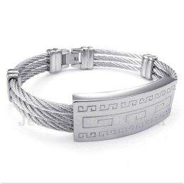 Herrarmband Med Titankabel