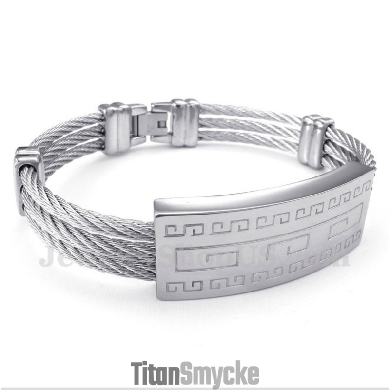 Herrarmband Med Titankabel Herrarmband Med Titankabel