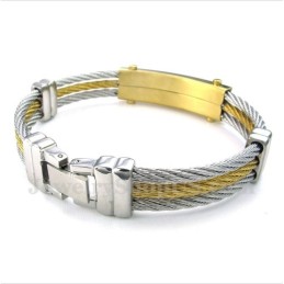 Herrarmband Med Diamanter I Titan