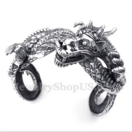 Armband Av Gjuten Drake I Titan För Män