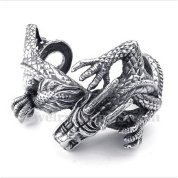 Armband Av Gjuten Drake I Titan För Män