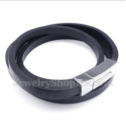 Herrarmband I Titanläder