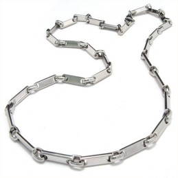 20,1 Tums Titanhalsband Med Slubbad Kedja 8082