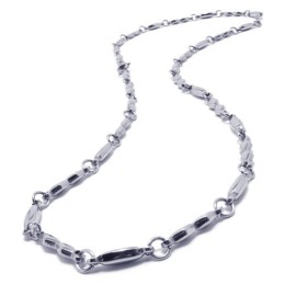 21,9 Tums Titansilver Modehalsband
