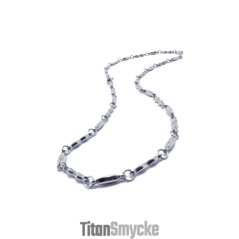 21,9 Tums Titansilver Modehalsband