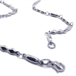 21,9 Tums Titansilver Modehalsband