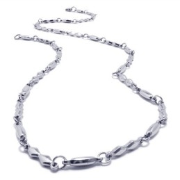 21,9 Tums Titansilver Modehalsband