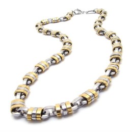 22 Tums Titanhalsband I Gyllene