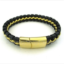 Herrarmband I Titanläder