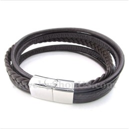 Herrarmband I Titanläder