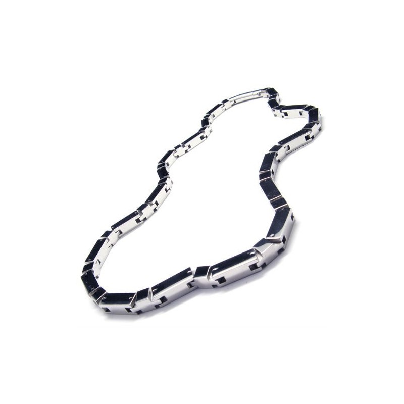 20,5 Tums Titan Silver Kubiskt Halsband 20,5 Tums Titan Silver Kubiskt Halsband