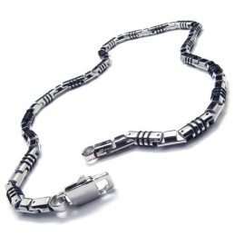 19,9 Tums Titan Silver Kubiskt Halsband