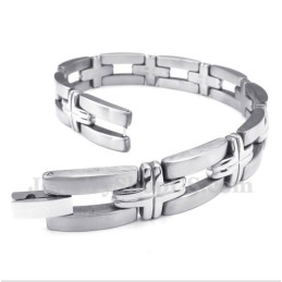 Herrarmband I Titan Med Kors