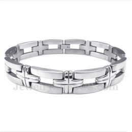 Herrarmband I Titan Med Kors