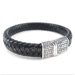Herrarmband I Titanläder