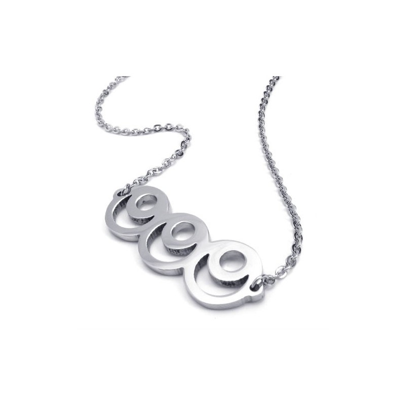 15,7 Tums Trendigt Halsband I Titan Och Silver 15,7 Tums Trendigt Halsband I Titan Och Silver