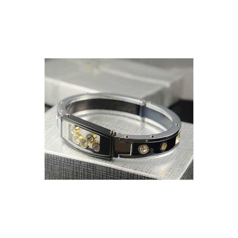 Herrarmband I Titan Med Diamanter Herrarmband I Titan Med Diamanter