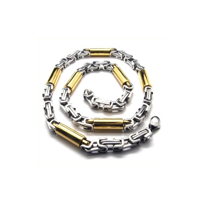 21,9 Tums Gyllene Cylindriska Halsband I Titan 21,9 Tums Gyllene Cylindriska Halsband I Titan
