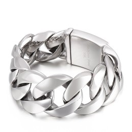 Moderiktigt Och Elegant Titanarmband För Män