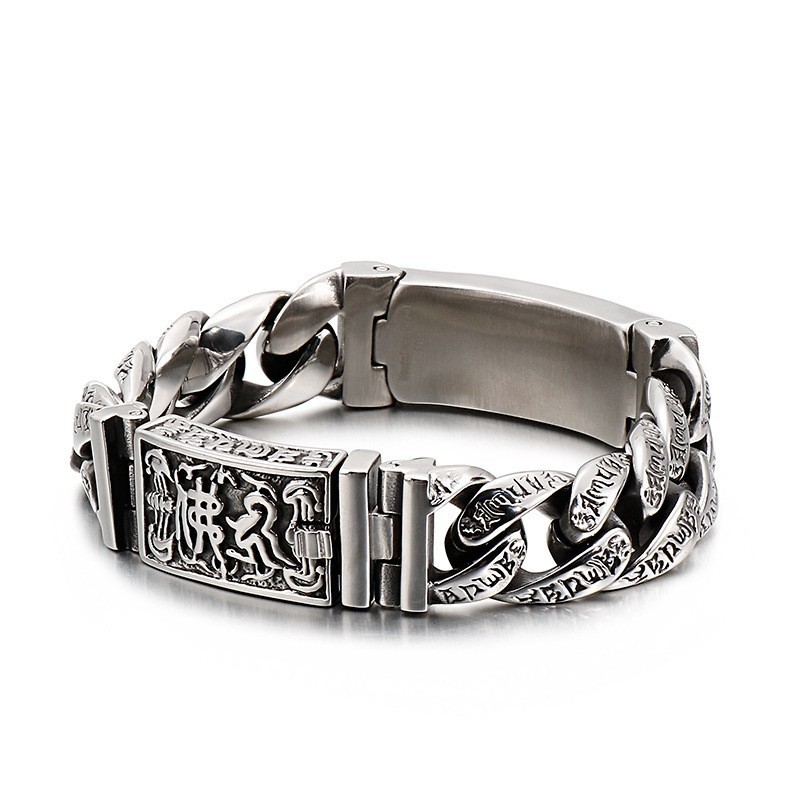 Coolt Titanskallearmband Elegant Herrmode I Titan Coolt Titanskallearmband Elegant Herrmode I Titan