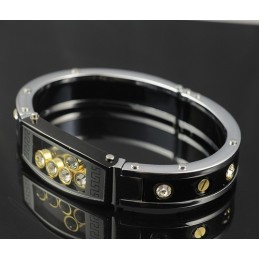 Herrarmband I Titan Med Diamanter