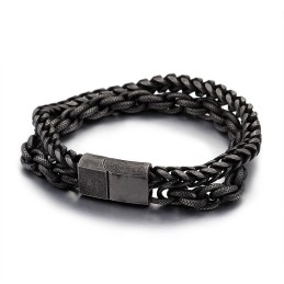 Herrarmband I Titan Med Dubbla Lager