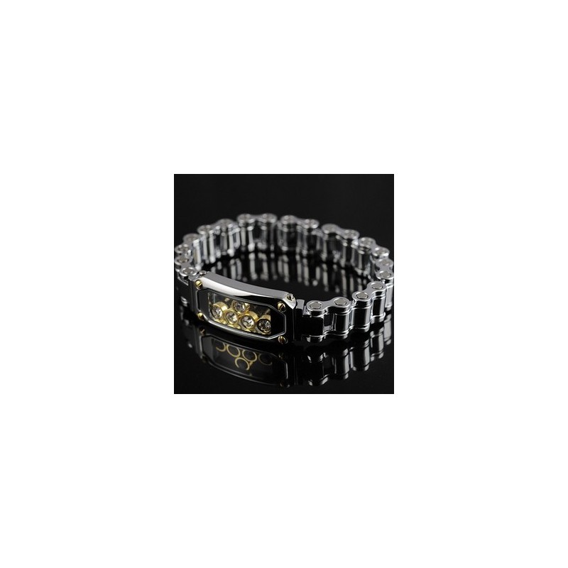 Herrarmband I Titan Med Diamanter Herrarmband I Titan Med Diamanter