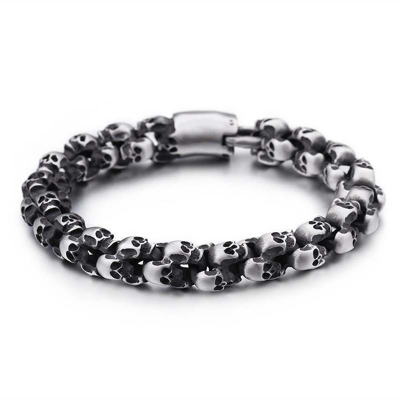 Elegant Armband Med Dödskalle Elegant Armband Med Dödskalle