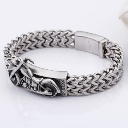 Motorcykel Motorcykel Nya Smycken Vintage Titanarmband