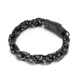 Enkelt Moderiktigt, Elegant Bikerarmband I Titan För Män