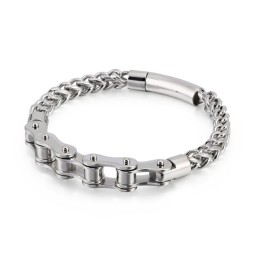 Mode Nytt Titan Biker Män Och Kvinnor Kedja Biker Kedja Armband