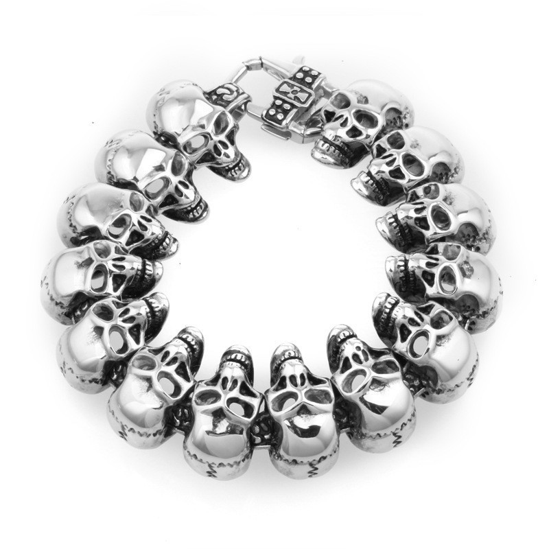 Skull Herr Titanarmband Titanarmband Skull Herr Titanarmband Titanarmband