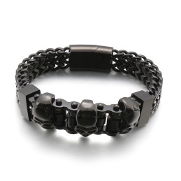 Skull Herr Titanarmband