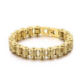 Herrmode Rock Hiphop Titanarmband