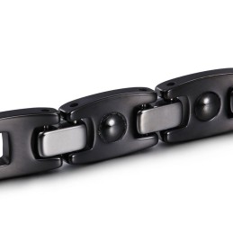 Utsökta Svarta Titanarmband För Par