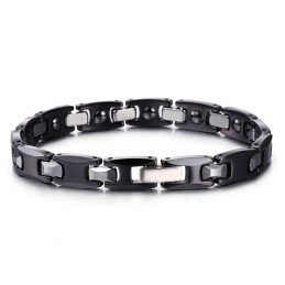 Utsökta Svarta Titanarmband För Par