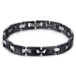 Utsökta Svarta Titanarmband För Par