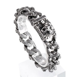 Armband Med Tigerhuvud Och Zodiakmotiv