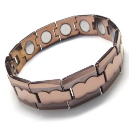 Tungstenkarbid 13 Mm Brett Brunt Grovt Herrarmband