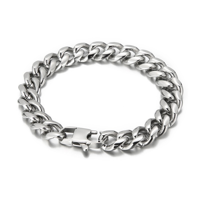 Moderiktigt Pläterat Krypterat Titanarmband För Män Moderiktigt Pläterat Krypterat Titanarmband För Män