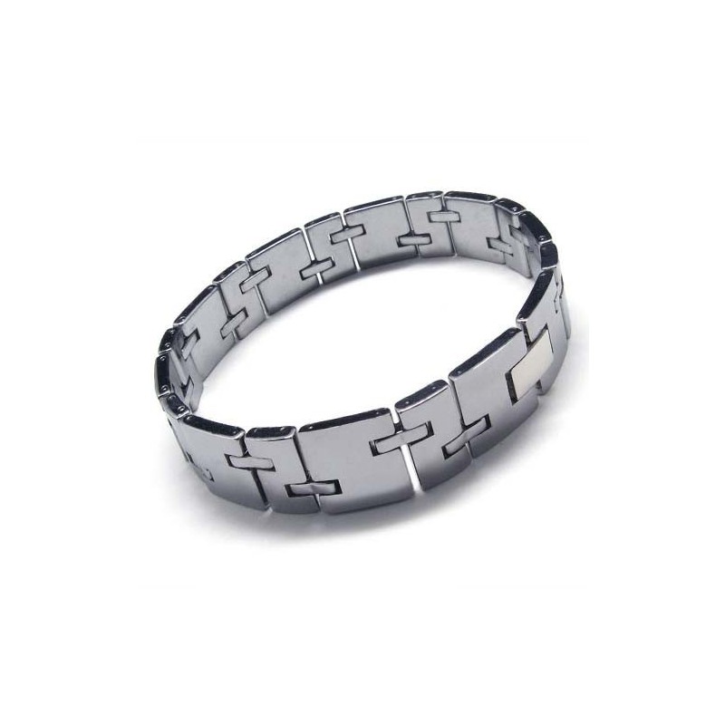 Nytt Herrarmband I Volframkarbid, 12 Mm Brett, Tjockt Nytt Herrarmband I Volframkarbid, 12 Mm Brett, Tjockt