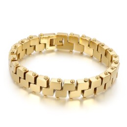 Vakuumpläterad 18Kz Titanarmband För Män