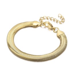 Moderiktiga Titanarmband Med Ormbenskedja För Män Och Kvinnor