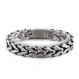 Vintage Dragon Bone Chic Titanarmband För Herr