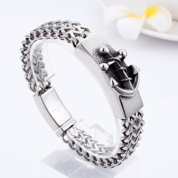 Elegant Ankare I Titanarmband För Män